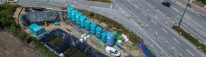 EGGERS-Gruppe, Eggers Umwelttechnik, Arge A7, Baustelle, A7 Tunnel Altona, Erdbau, Straßenbau, Umweltsanierung