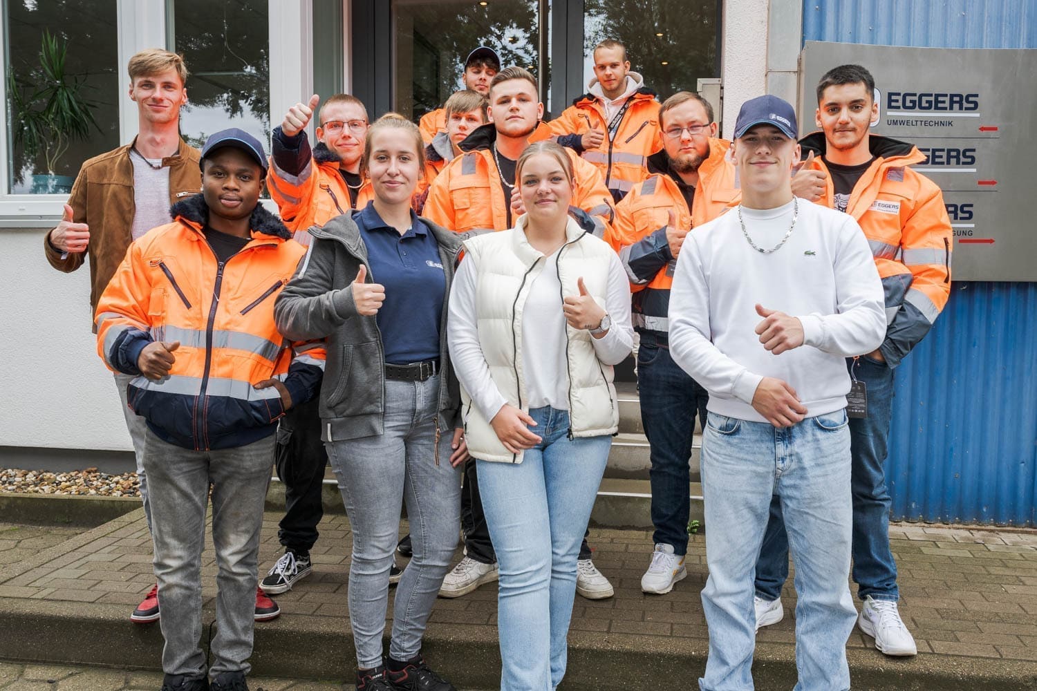 Willkommenstag, Azubis, Ausbildung, EGGERS-Gruppe, Eggers Tiefbau, Eggers Umwelttechnik, Tangstedt, Hamburg, Baugeräteführer, Kaufleute für Büromanagement, Berufskraftfahrer, Brunnenbauer, Rohrleitungsbauer, Straßenbauer