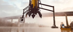 EGGERS Bergungsgerät im Einsatz zur Vernichtung von Kampfmitteln im Wasser in Deutschland