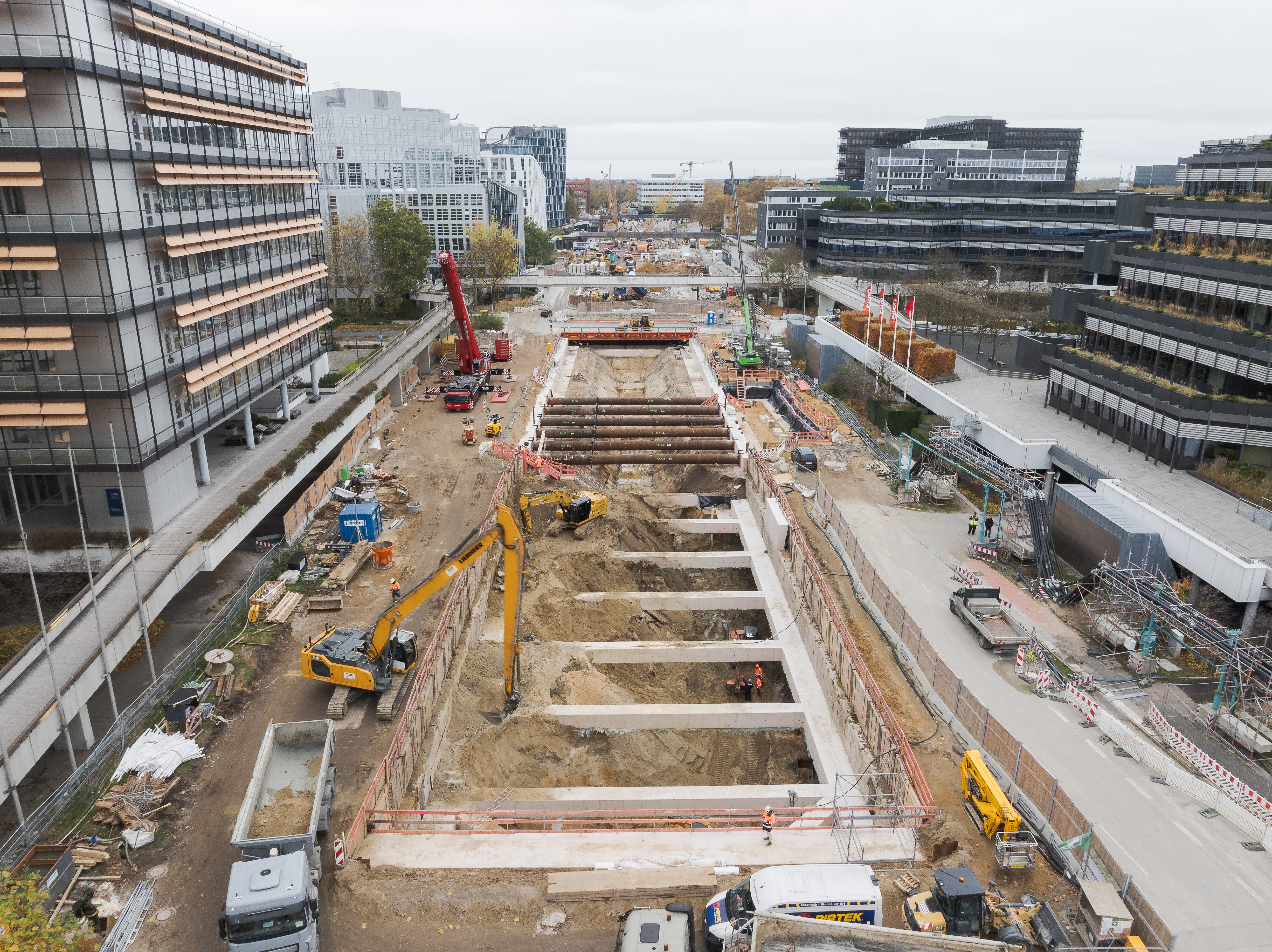 Bau der U-Bahn-Linie 5